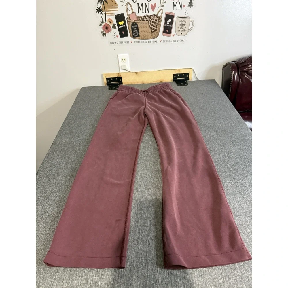 Lululemon women's Softstreme High Rise Maroon Pants Sz 6